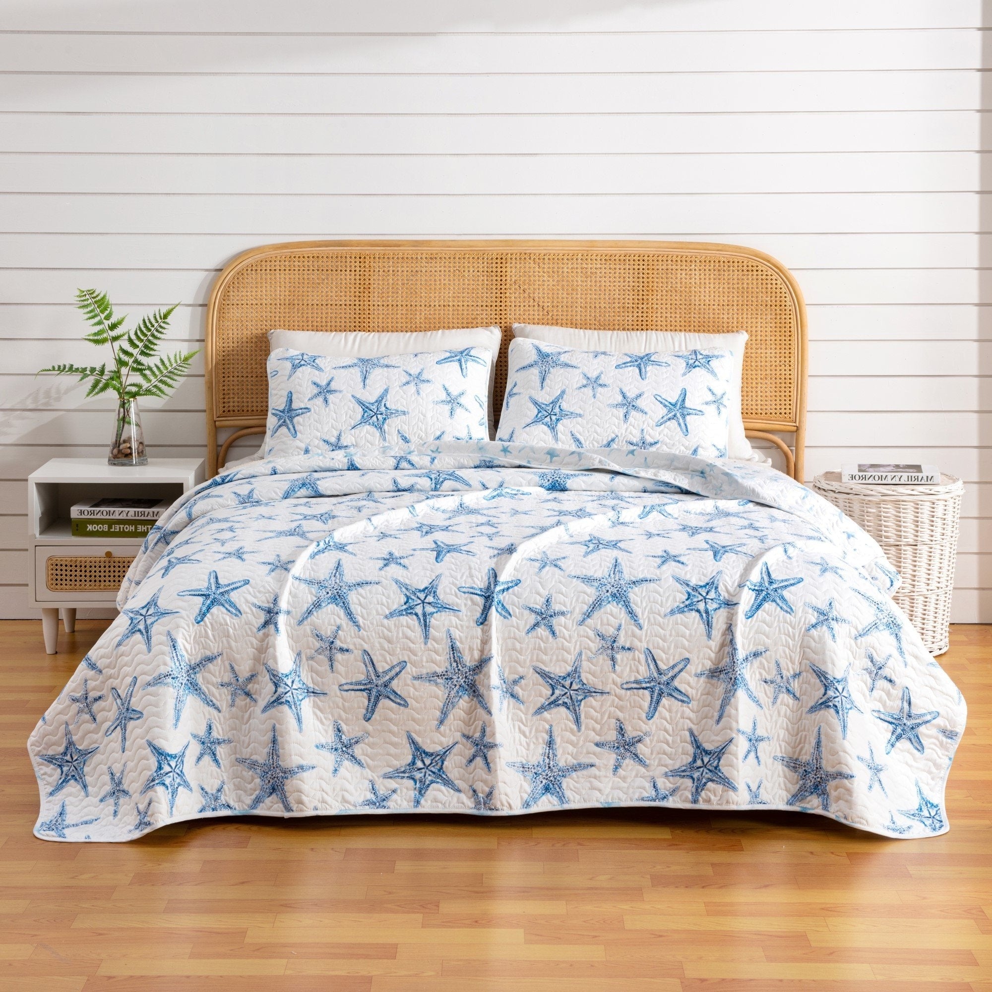 Great Bay Home Trinidad Coastal Beach Reversible Quilt Set
