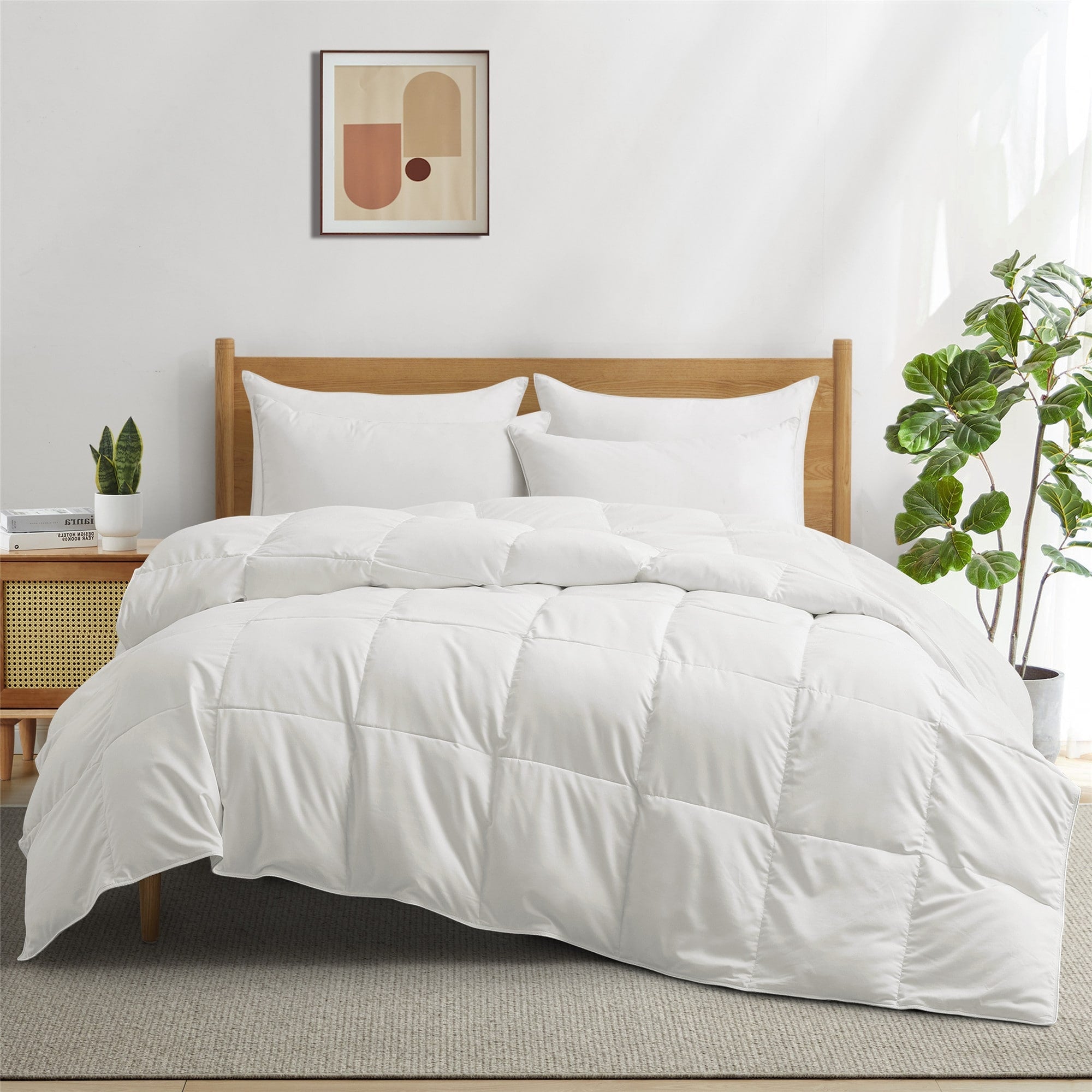Puredown 600 Fill Power 75 Percent White Goose Down Comforter