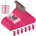 Premium Space Saving Velvet Hangers Holds Up To 10 Lbs Rose 50 Pack