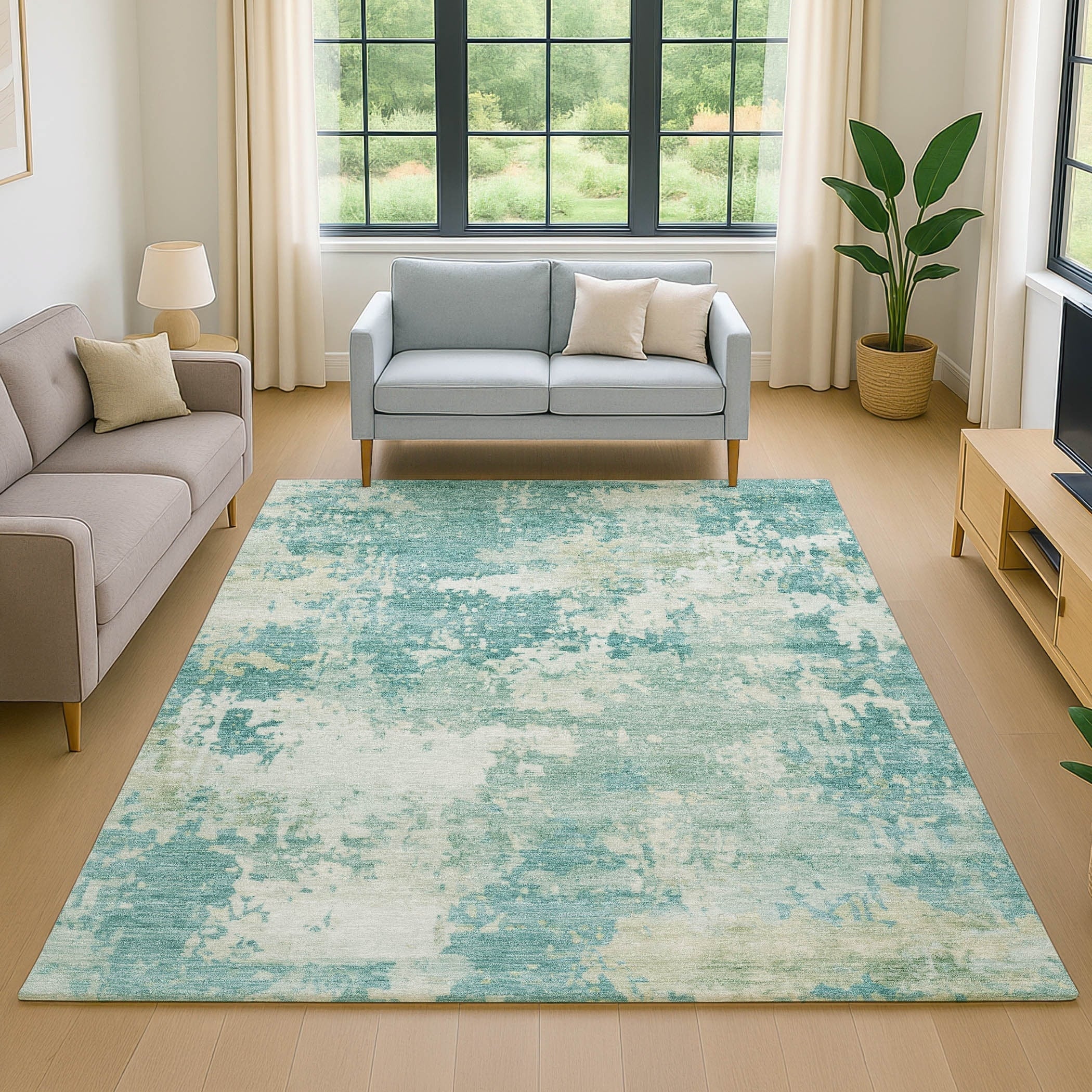 Premium Washable Super Soft Abstract Caledonia Mayfield Rug