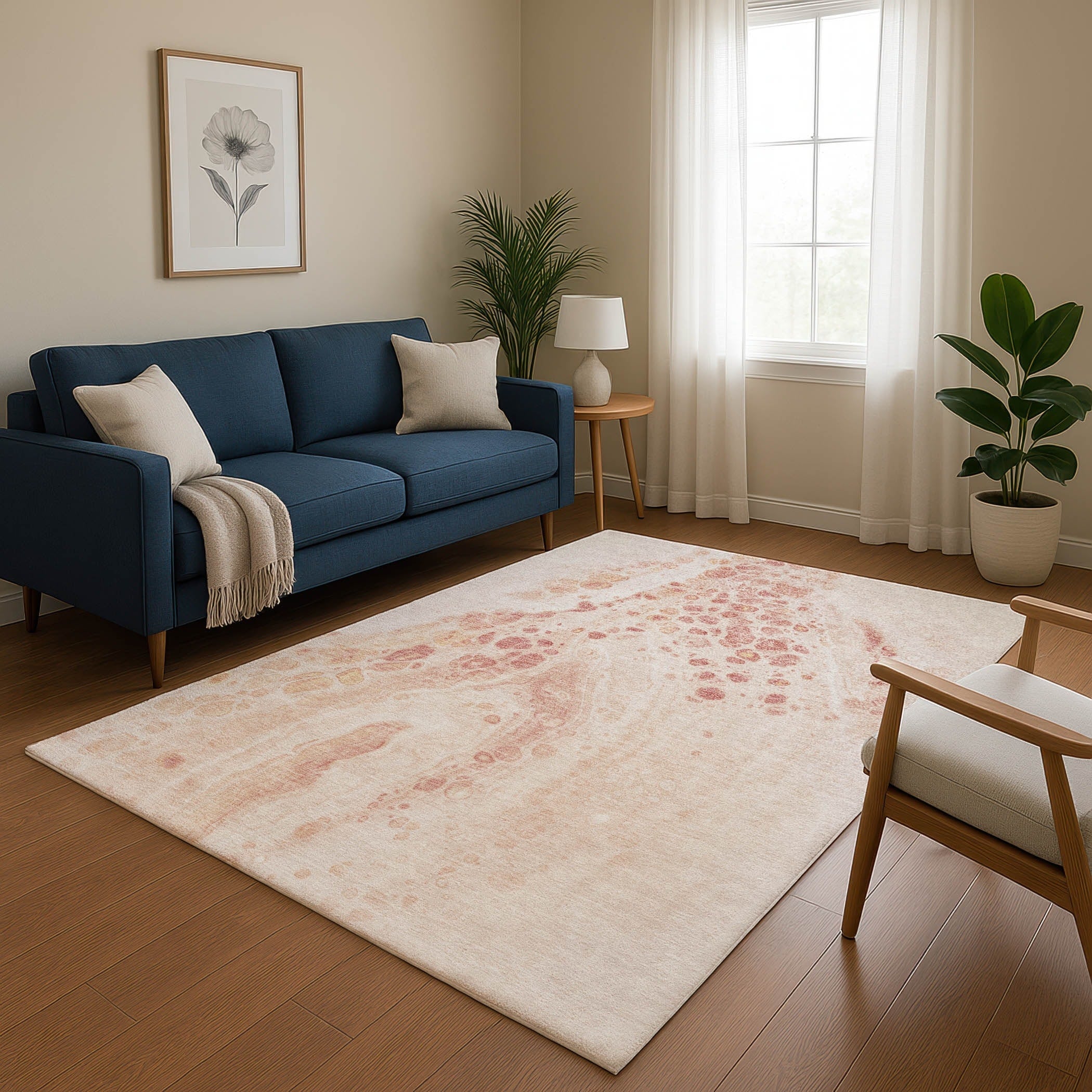 Premium Washable Super Soft Abstract Chic Mayfield Rug
