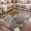 Premium Washable Super Soft Abstract Citi Dream Shag Rug