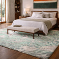 Premium Washable Super Soft Abstract Contemporary Dream Shag Rug