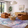 Premium Washable Super Soft Abstract Contemporary Dream Shag Rug