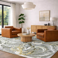 Premium Washable Super Soft Abstract Contemporary Dream Shag Rug