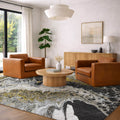 Premium Washable Super Soft Abstract Contemporary Dream Shag Rug