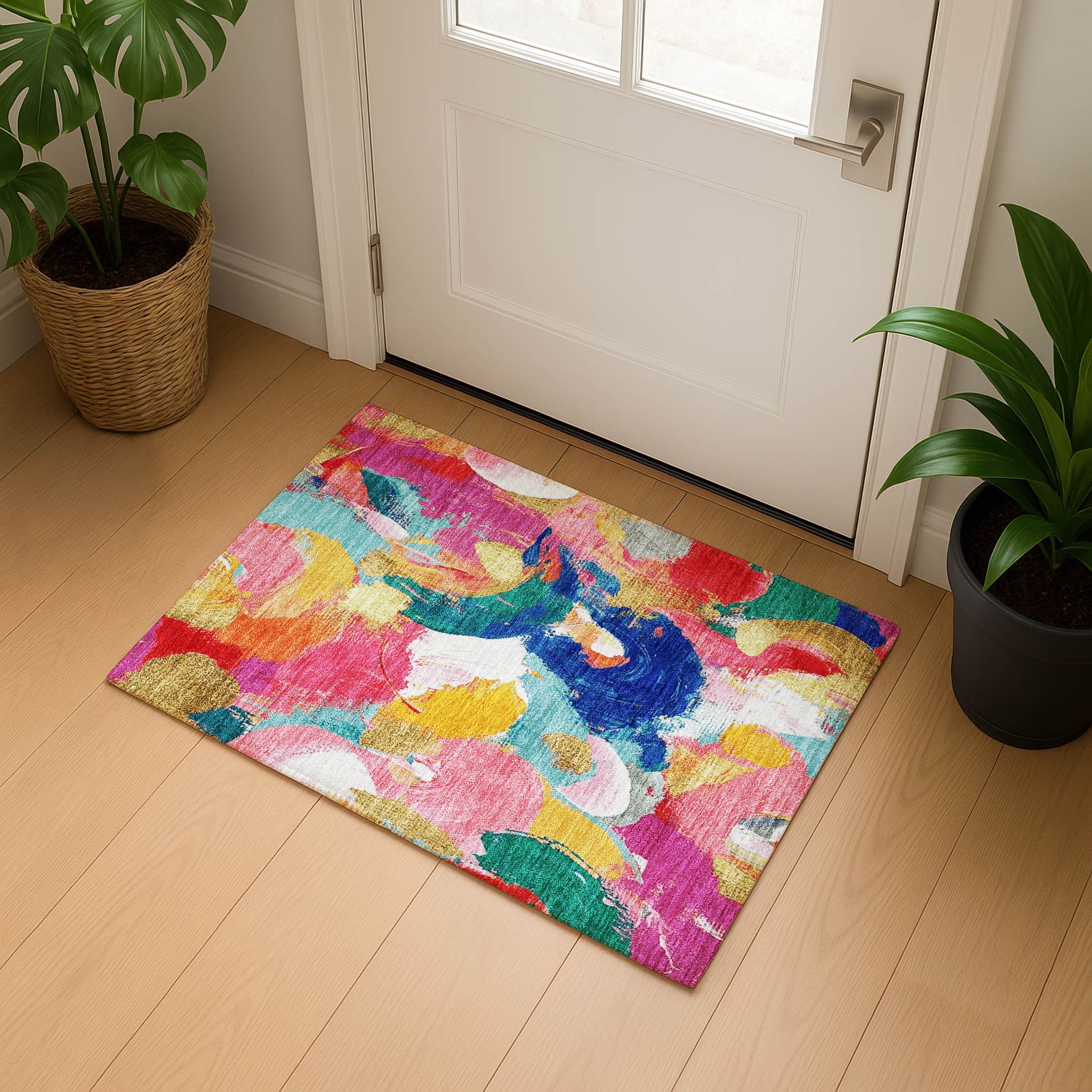 Premium Washable Super Soft Abstract Contemporary Mayfield Rug
