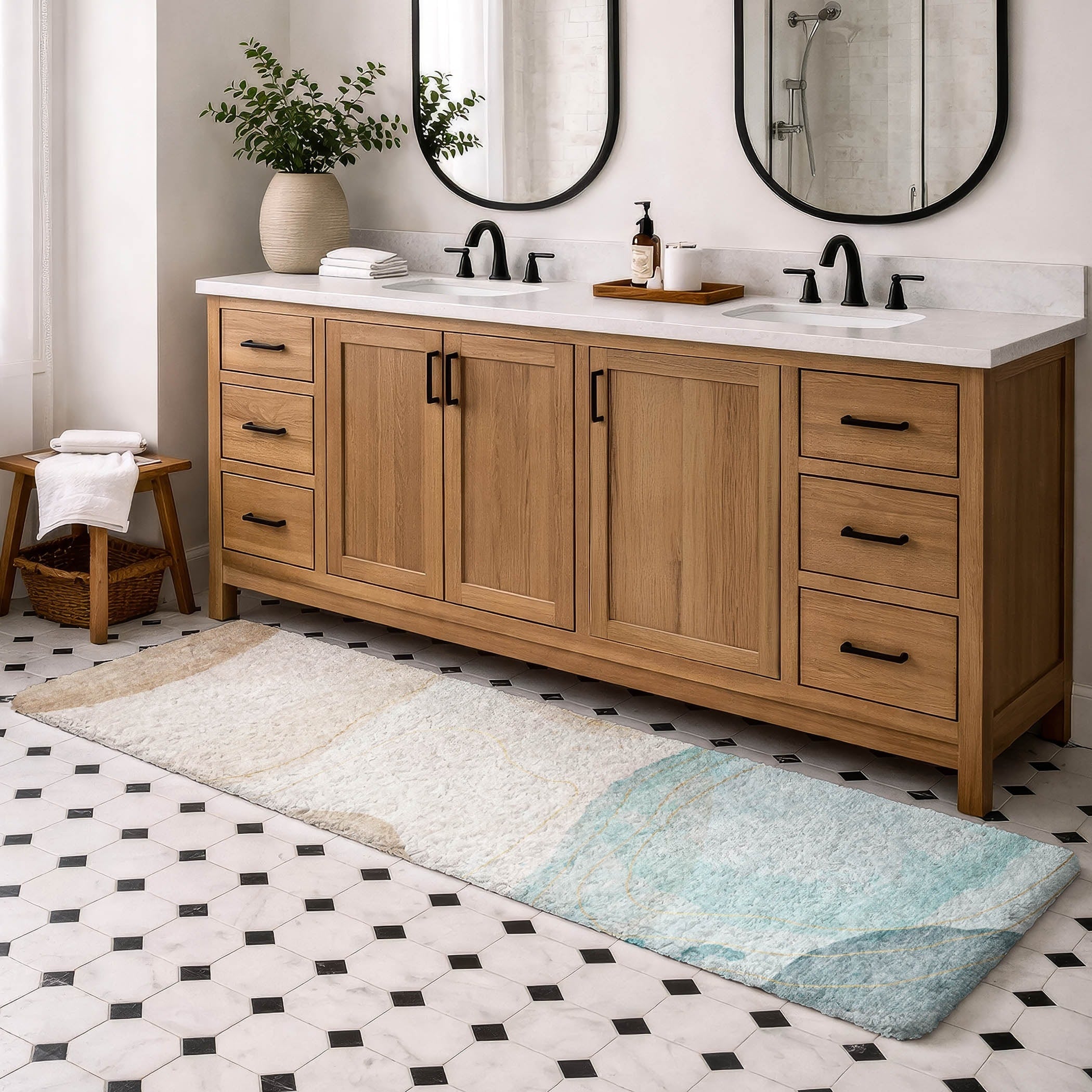 Premium Washable Super Soft Abstract Galway Dream Shag Rug