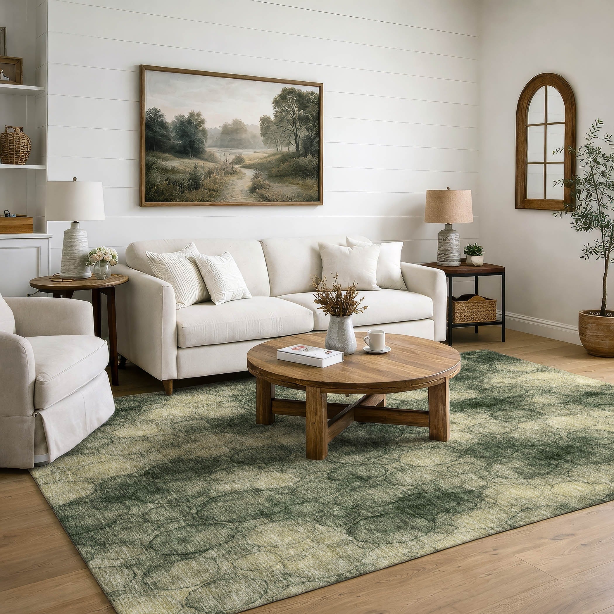 Premium Washable Super Soft Abstract Puff Mayfield Rug