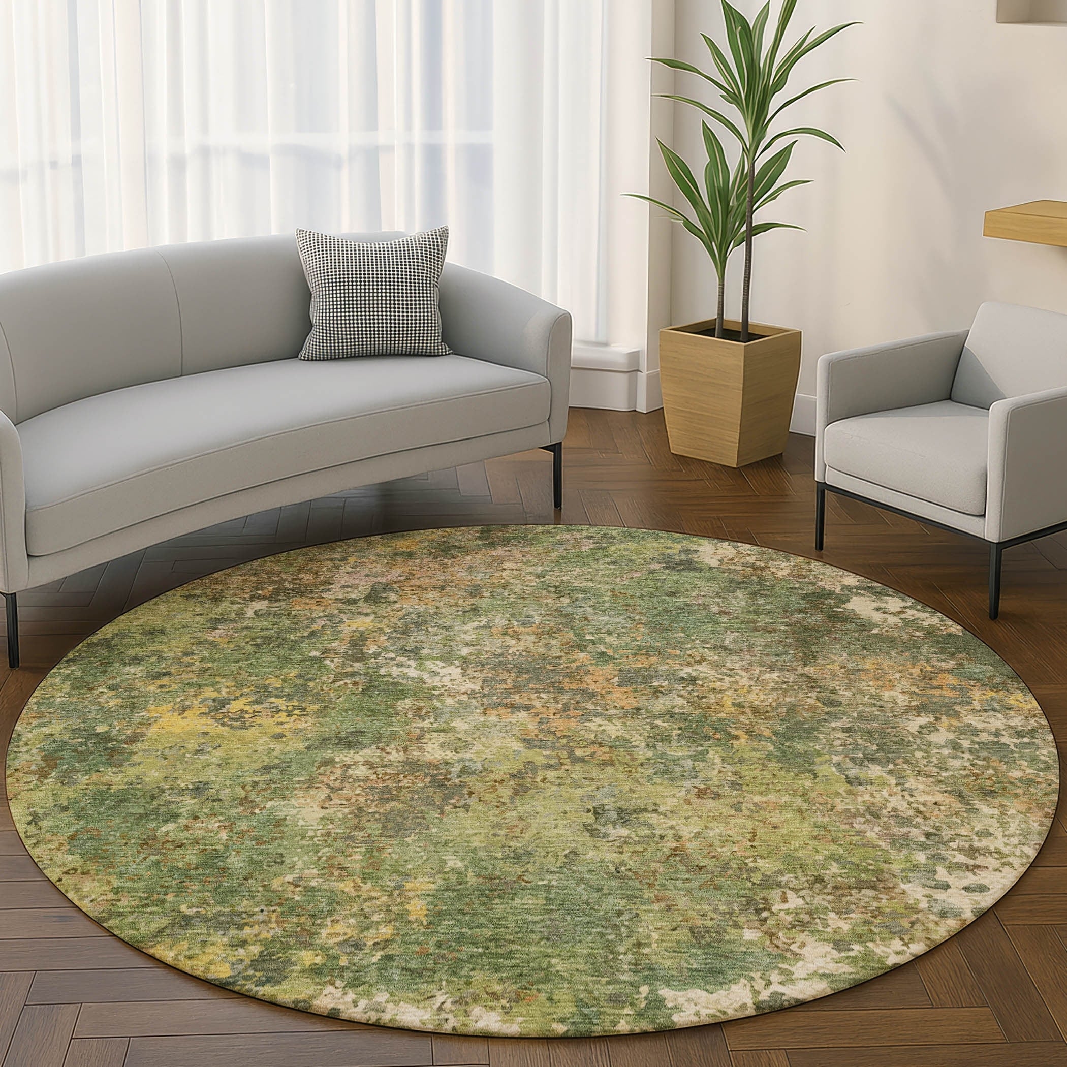 Premium Washable Super Soft Abstract Rushford Mayfield Rug