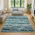 Premium Washable Super Soft Abstract Stripes Mayfield Rug