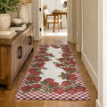Premium Washable Super Soft Apple Border Dream Shag Rug