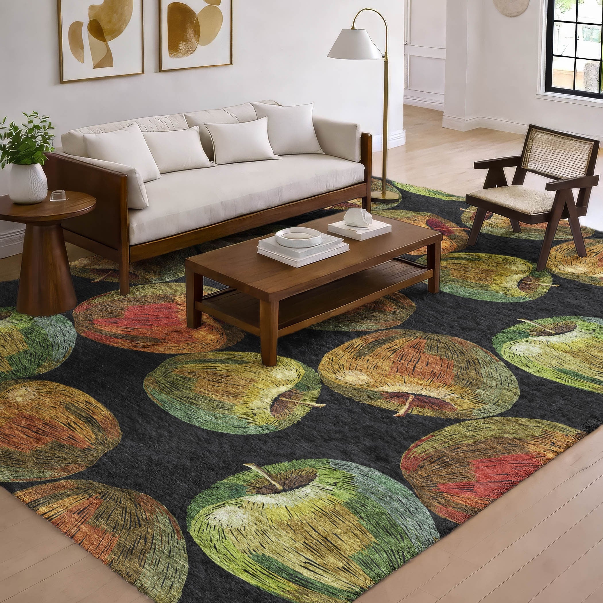 Premium Washable Super Soft Apple Dream Shag Rug