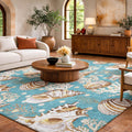 Premium Washable Super Soft Coastal Beach Dream Shag Rug