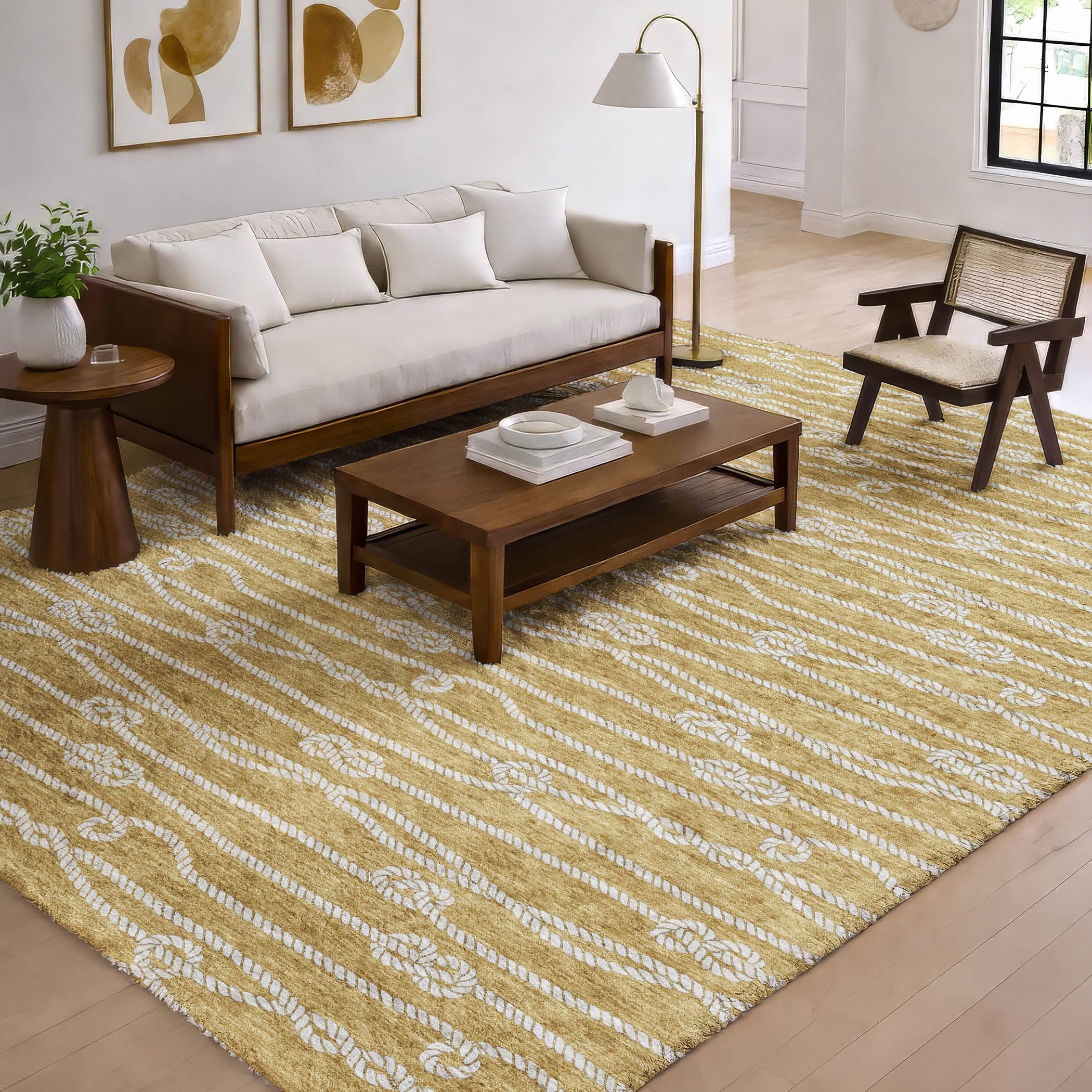 Premium Washable Super Soft Coastal Dream Shag Rug
