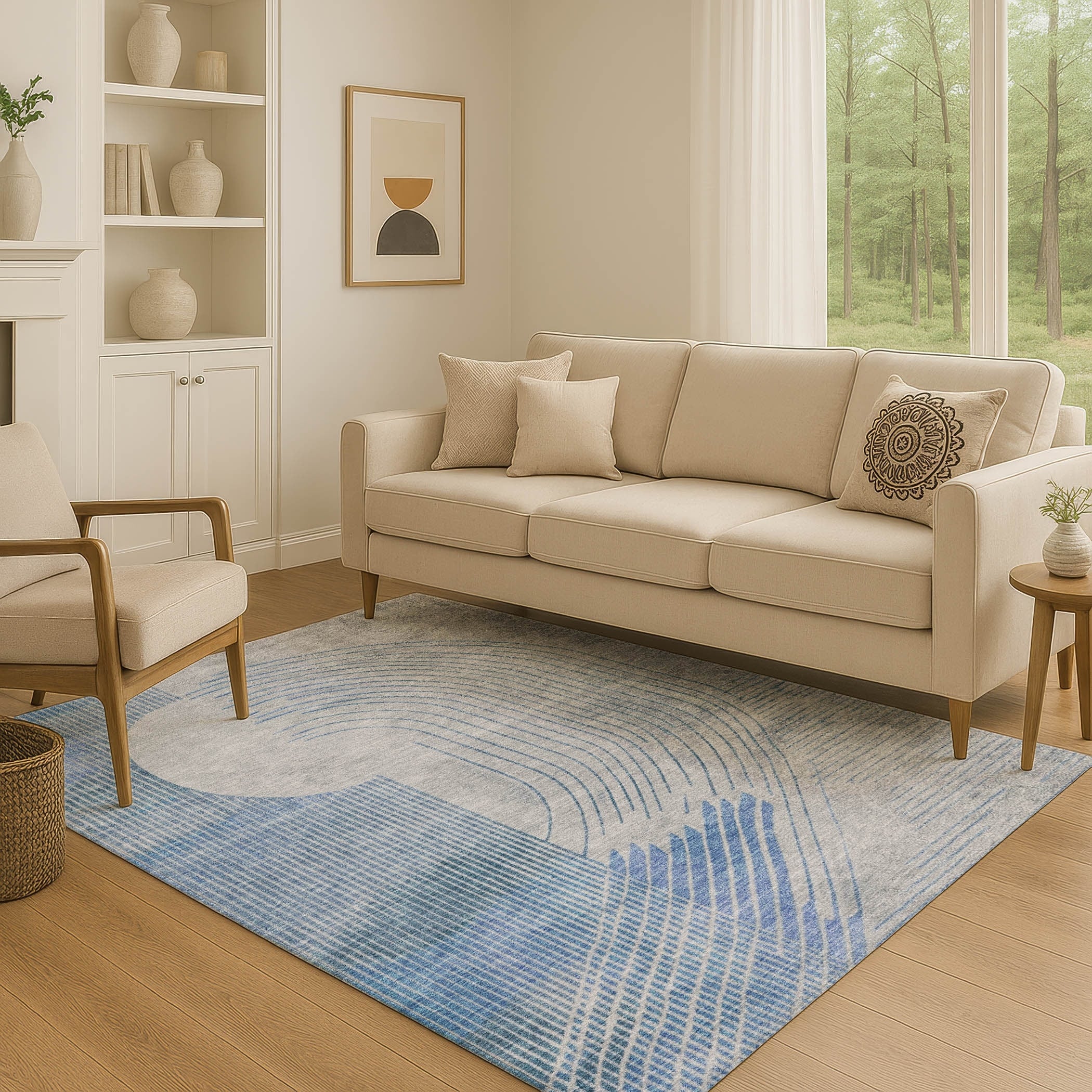 Premium Washable Super Soft Contempoary Glam Mayfield Rug