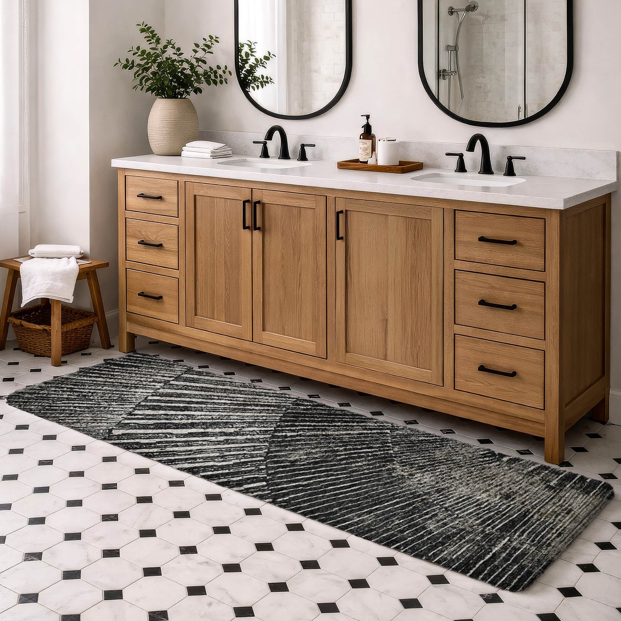 Premium Washable Super Soft Contemporary Falconer Dream Shag Rug