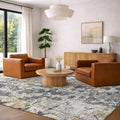 Premium Washable Super Soft Contemporary Heron Dream Shag Rug
