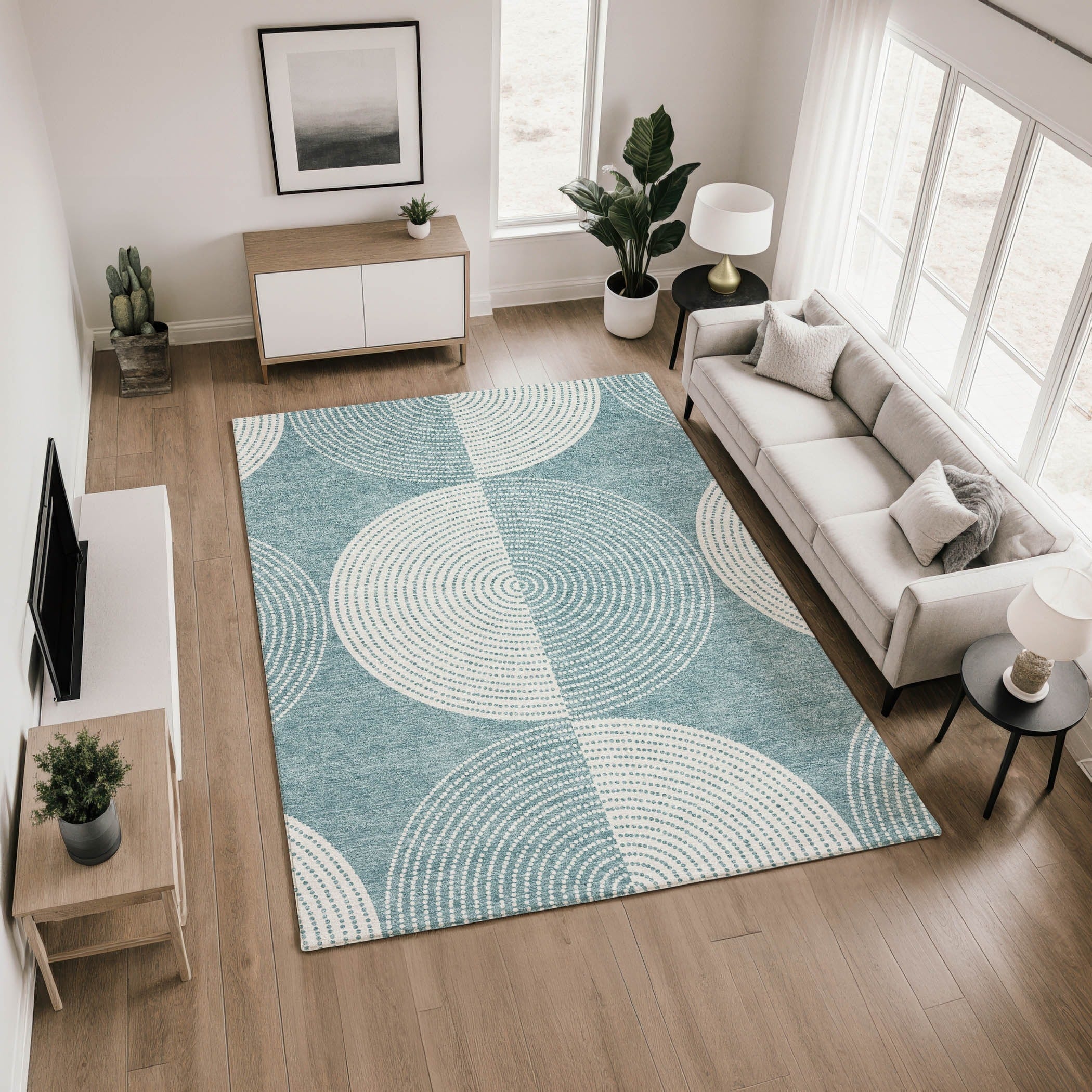 Premium Washable Super Soft Contemporary Moravia Mayfield Rug