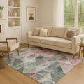 Premium Washable Super Soft Contemporary Mosaic Mayfield Rug