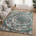 Premium Washable Super Soft Contemporary Mosaic Mayfield Rug