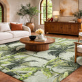 Premium Washable Super Soft Dream Palm Tree Shag Rug