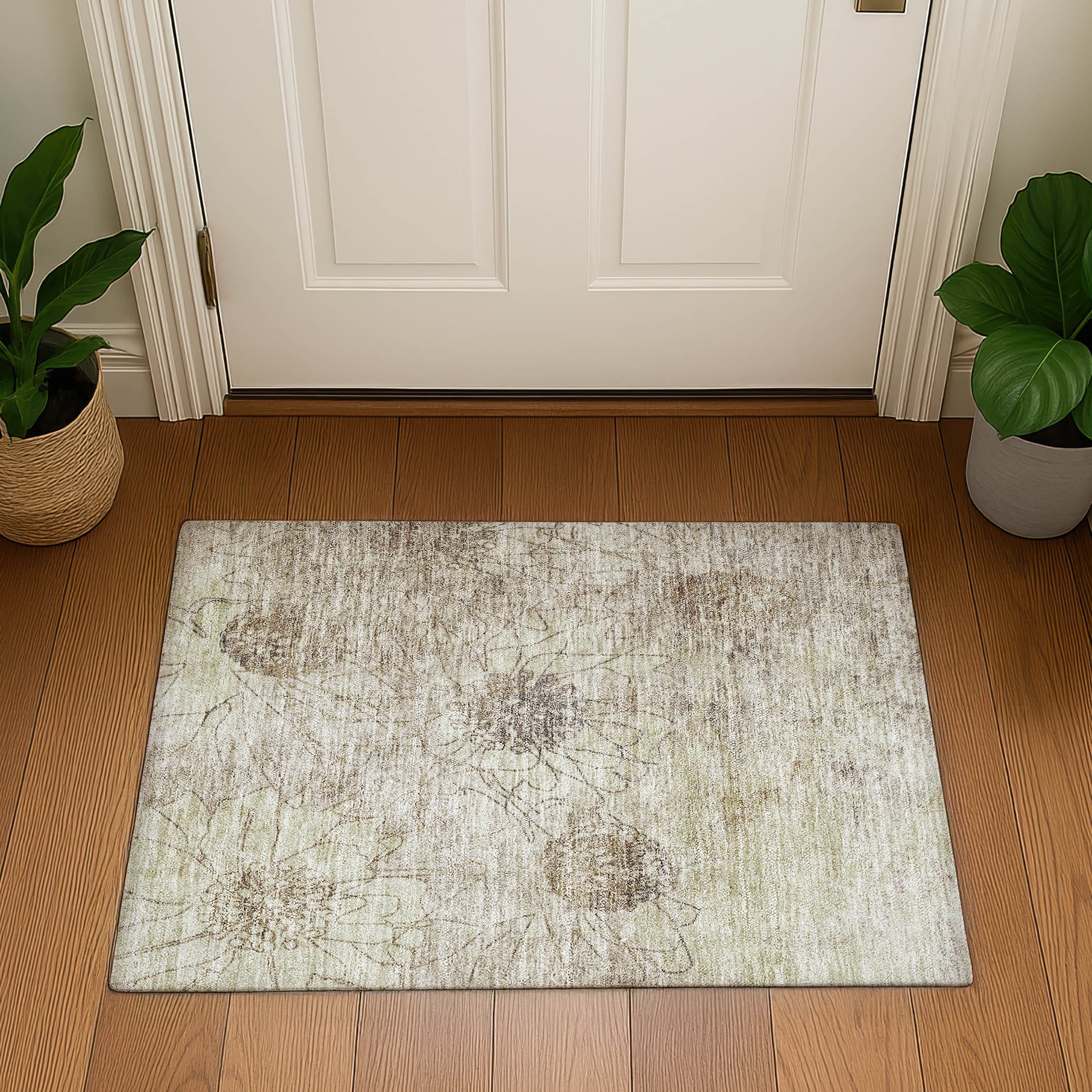 Premium Washable Super Soft Floral Dali Mayfield Rug