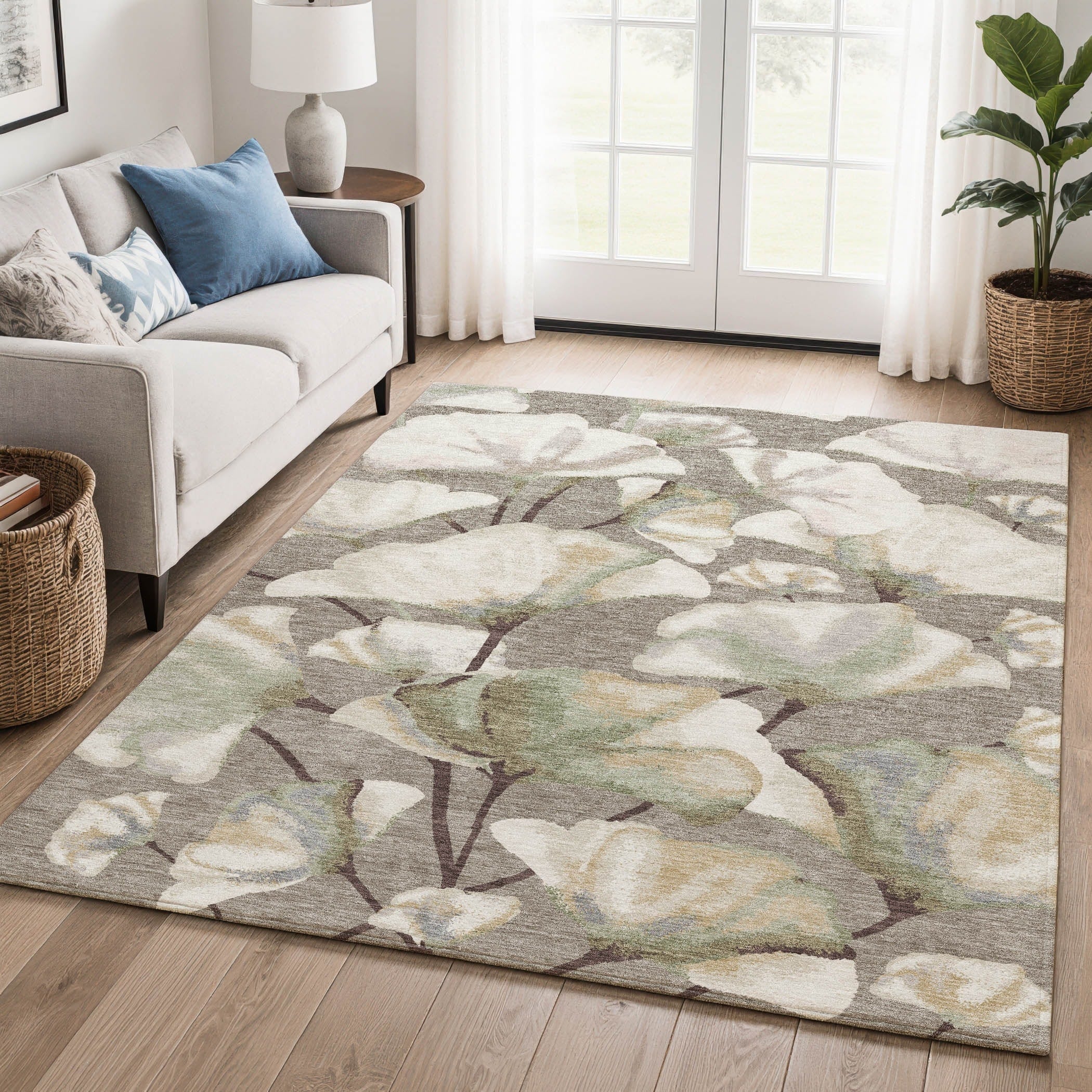 Premium Washable Super Soft Floral Dupree Mayfield Rug