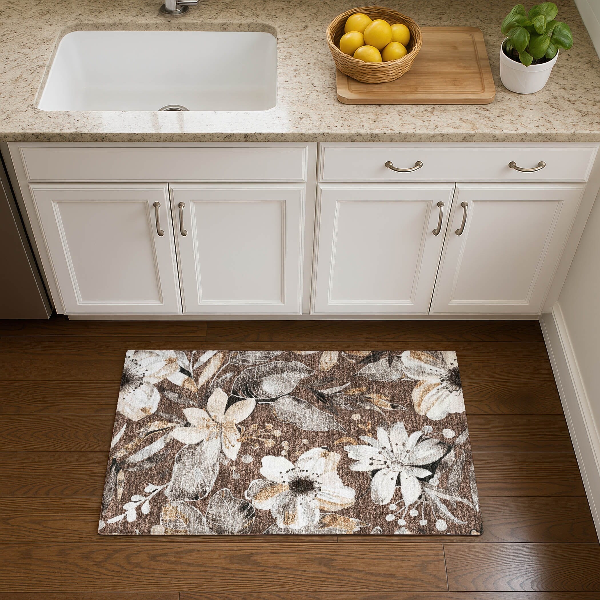 Premium Washable Super Soft Floral Panama Mayfield Rug