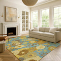 Premium Washable Super Soft Floral Park Mayfield Rug