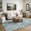 Premium Washable Super Soft Geo Leola Mayfield Rug