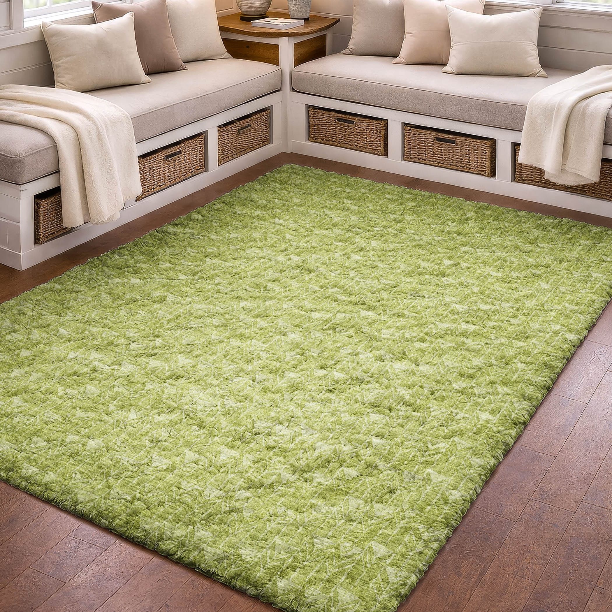 Premium Washable Super Soft Global Dryden Dream Shag Rug