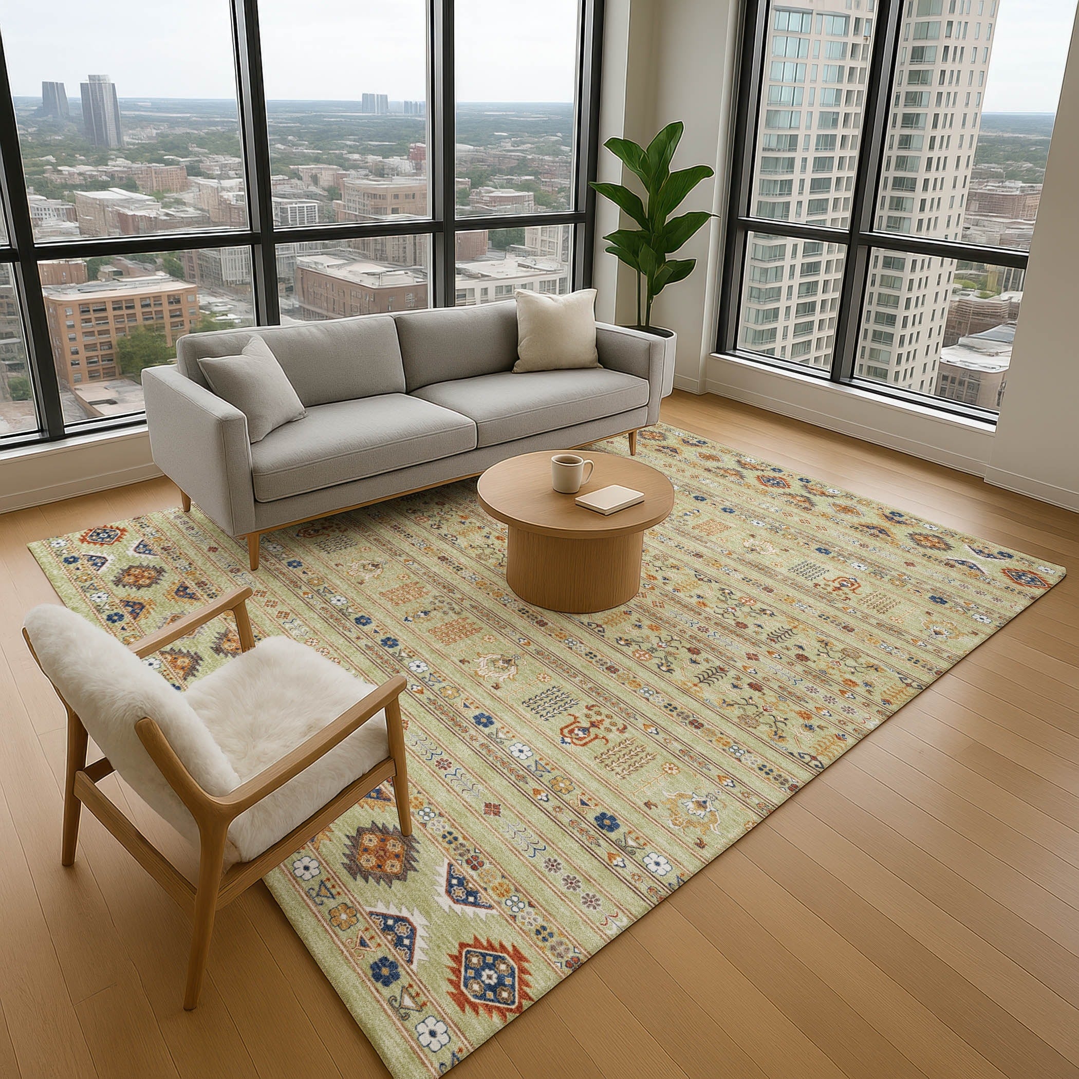Premium Washable Super Soft Global Mills Mayfield Rug