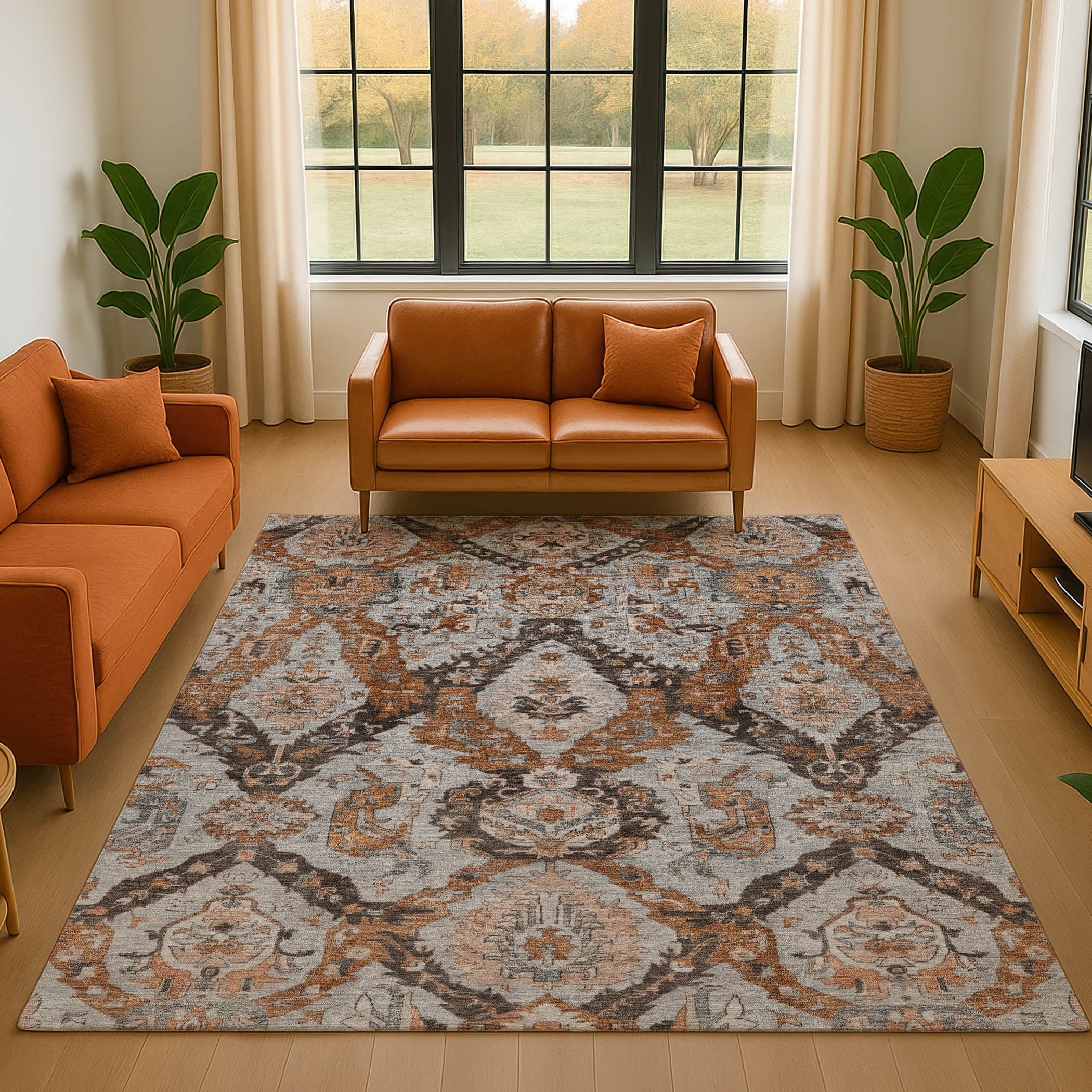 Premium Washable Super Soft Global Traditional Mayfield Rug