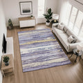 Premium Washable Super Soft Hyde Stripe Mayfield Rug