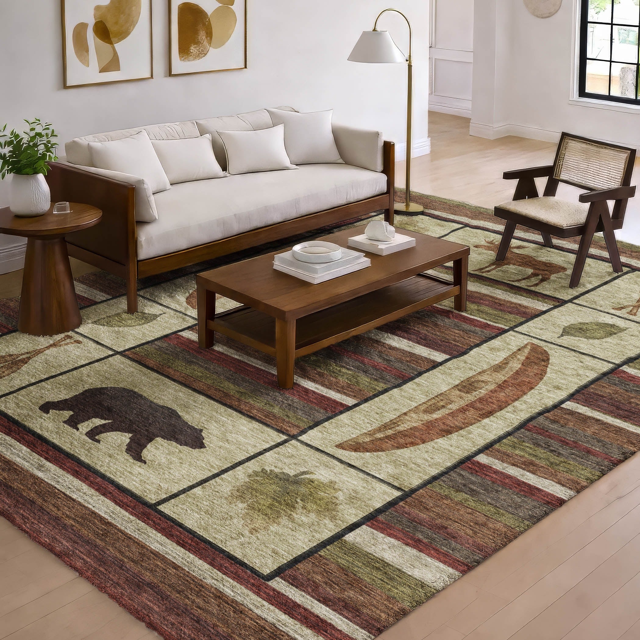 Premium Washable Super Soft Lake Lodge Dream Shag Rug