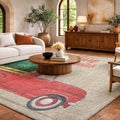Premium Washable Super Soft Merry Christmas Truck Dream Shag Rug