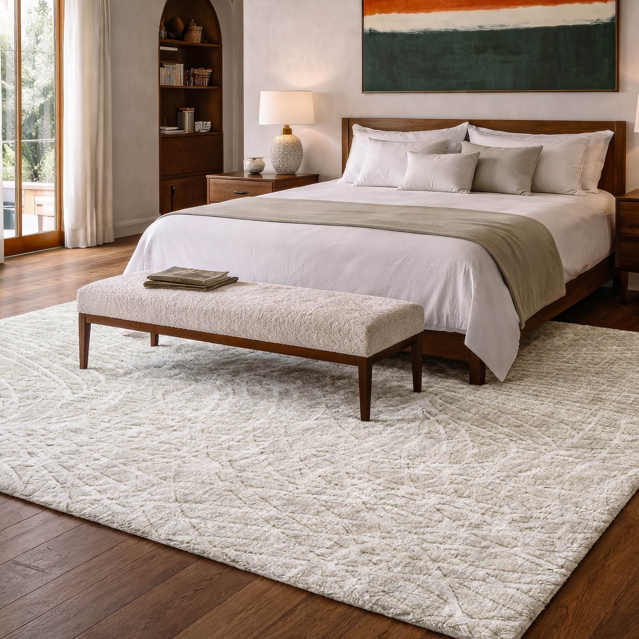 Premium Washable Super Soft Modern Abstract Dream Shag