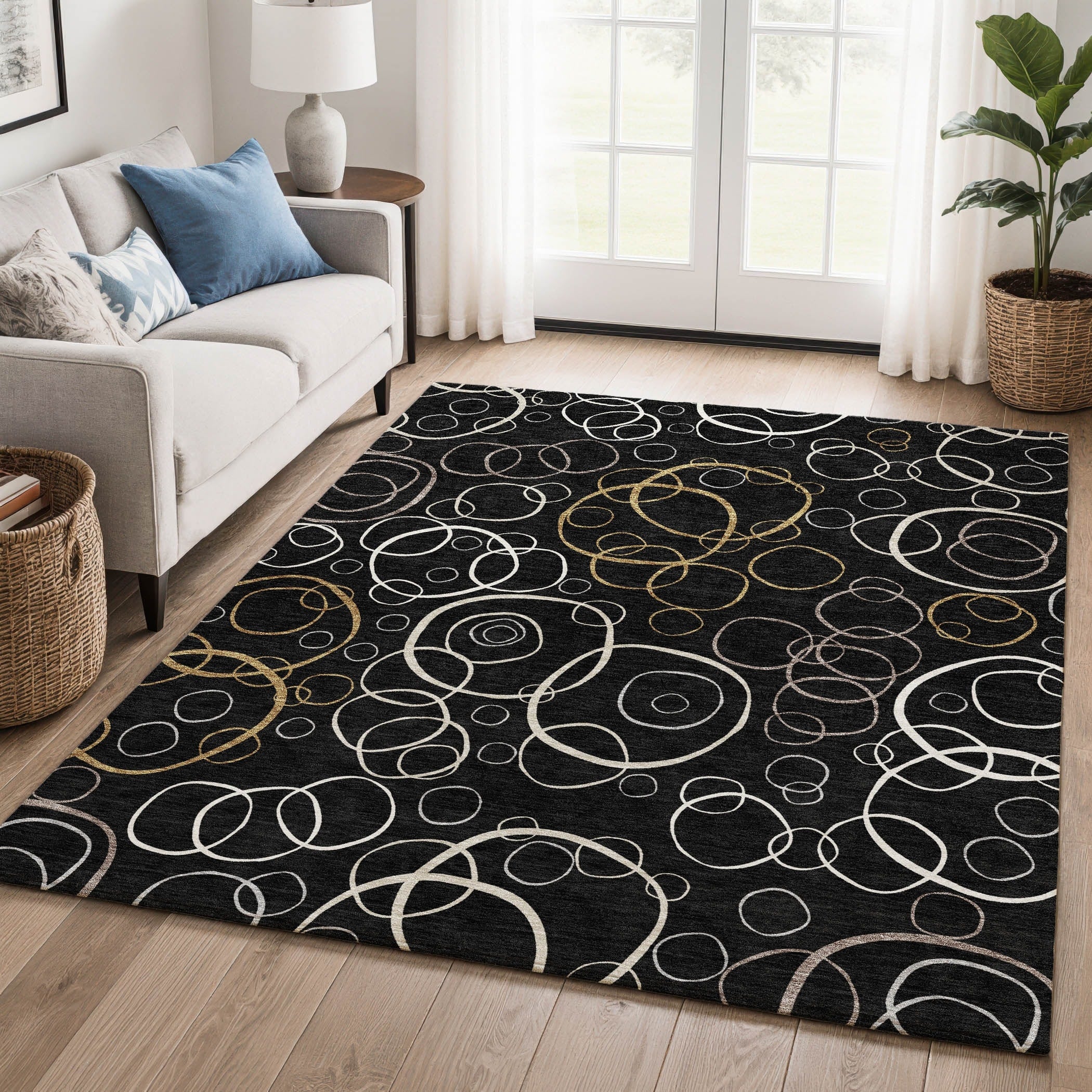 Premium Washable Super Soft Modern Bowdle Mayfield Rug