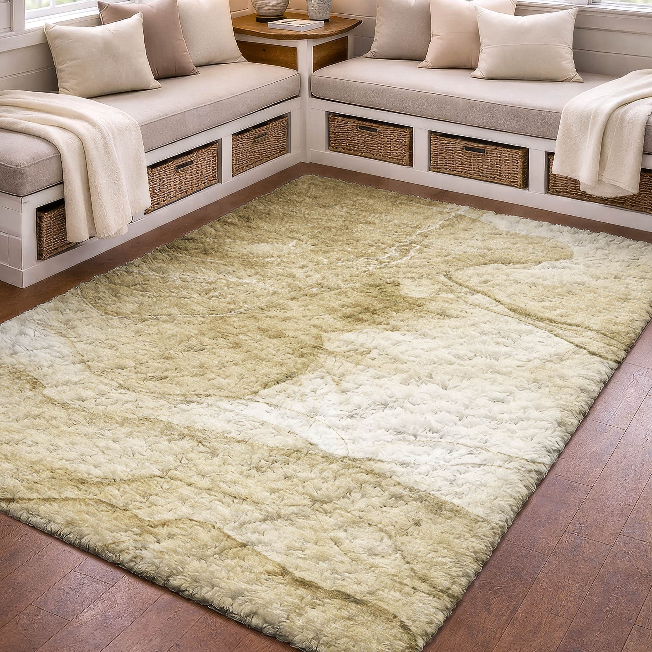 Premium Washable Super Soft Modern Cayuga Dream Shag Rug