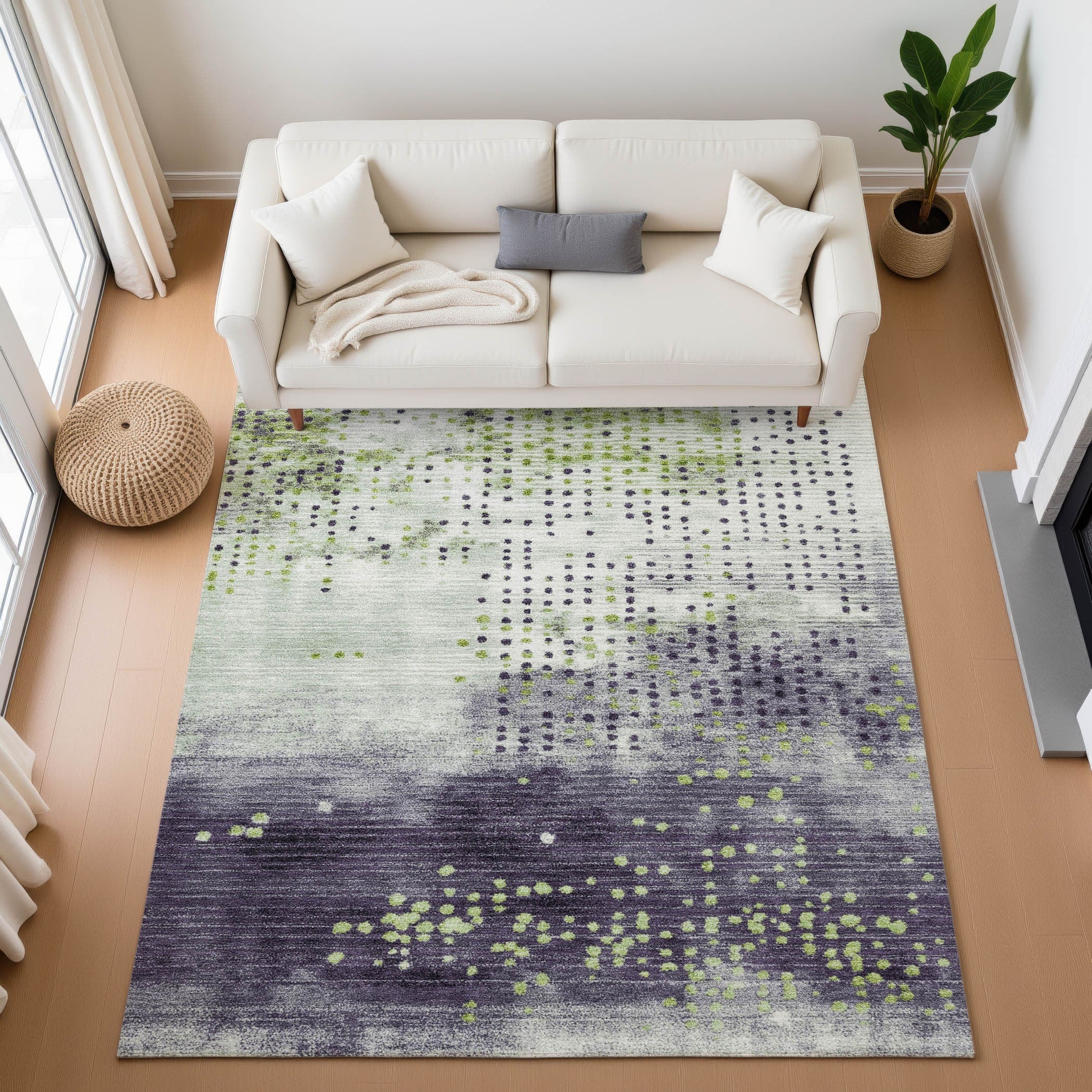 Premium Washable Super Soft Modern Contemporary Mayfield Rug