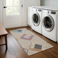 Premium Washable Super Soft Modern Diamond Mayfield Rug