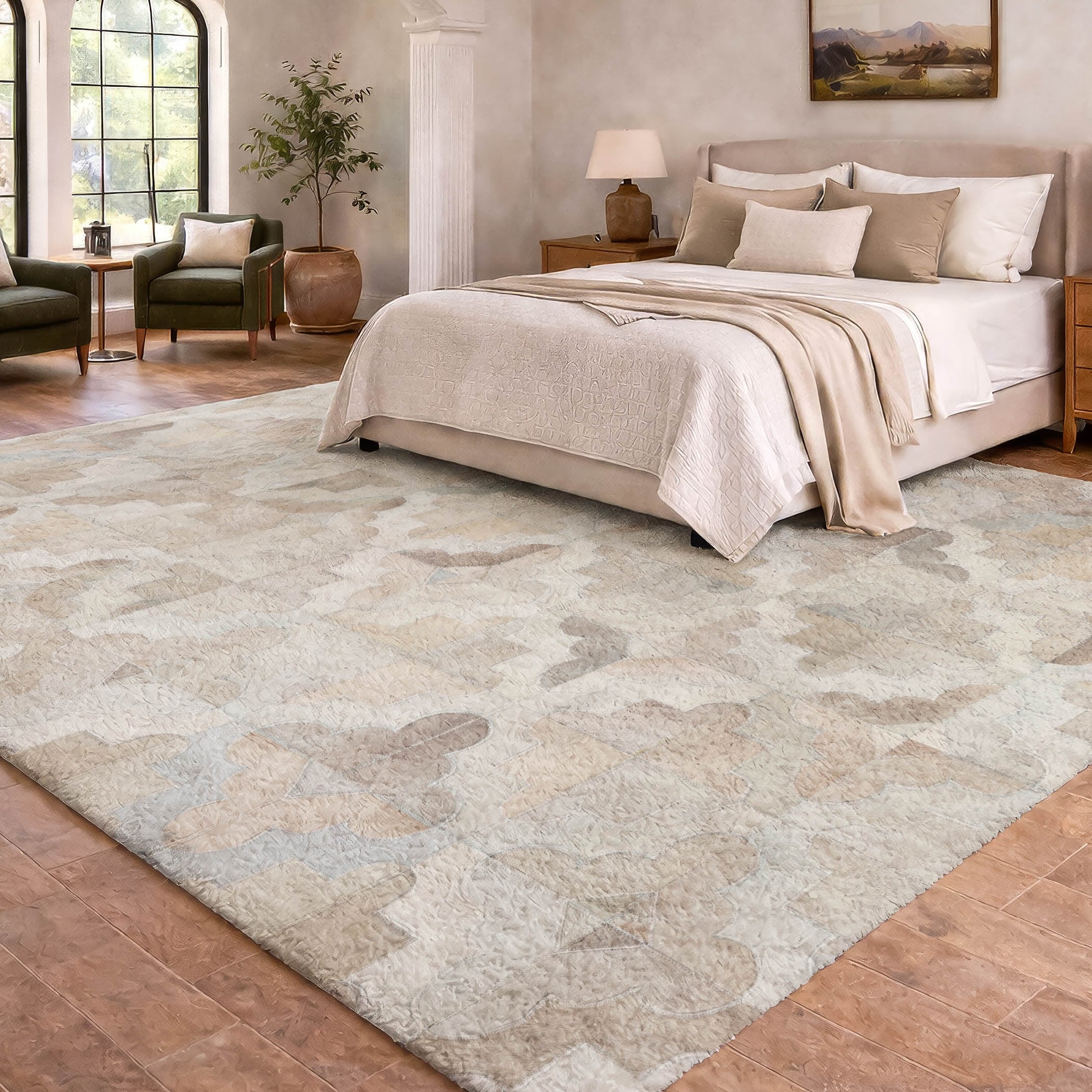 Premium Washable Super Soft Modern Elmore Dream Shag Rug