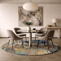 Premium Washable Super Soft Modern Floral Dream Shag Rug