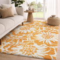 Premium Washable Super Soft Modern Floral Dream Shag Rug