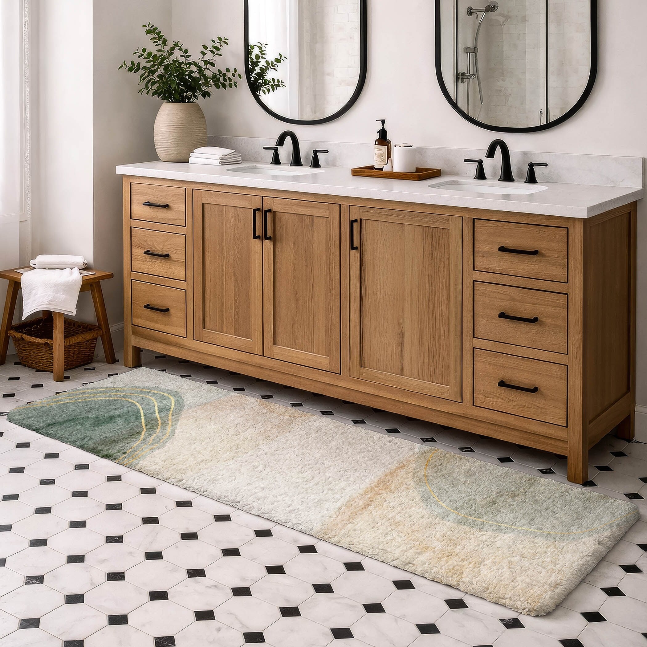 Premium Washable Super Soft Modern Fulton Dream Shag Rug