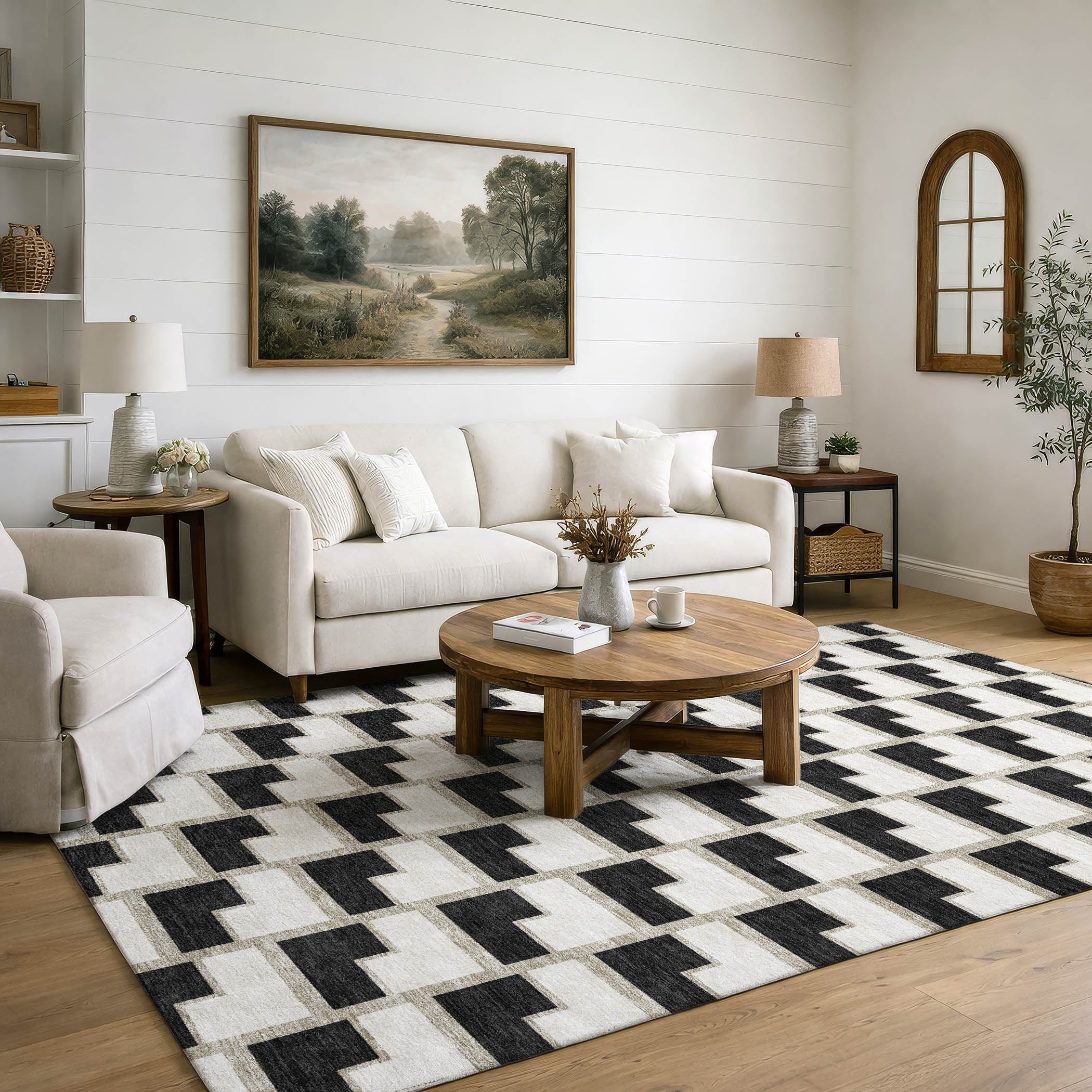 Premium Washable Super Soft Modern Hoven Mayfield Rug