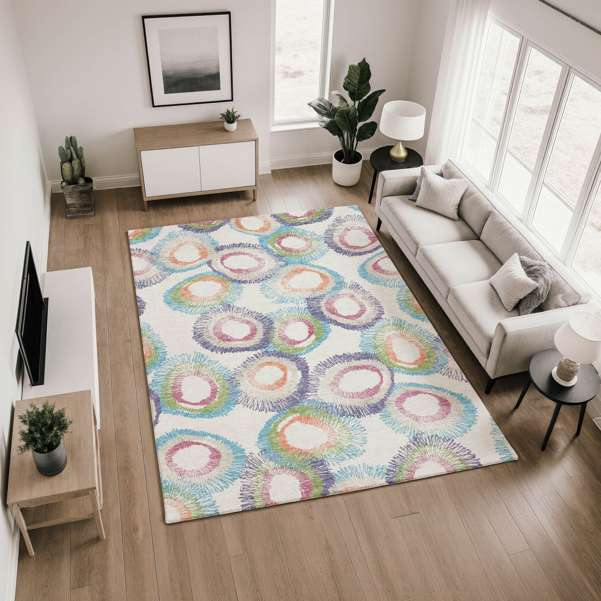 Premium Washable Super Soft Modern Kisco Mayfield Rug