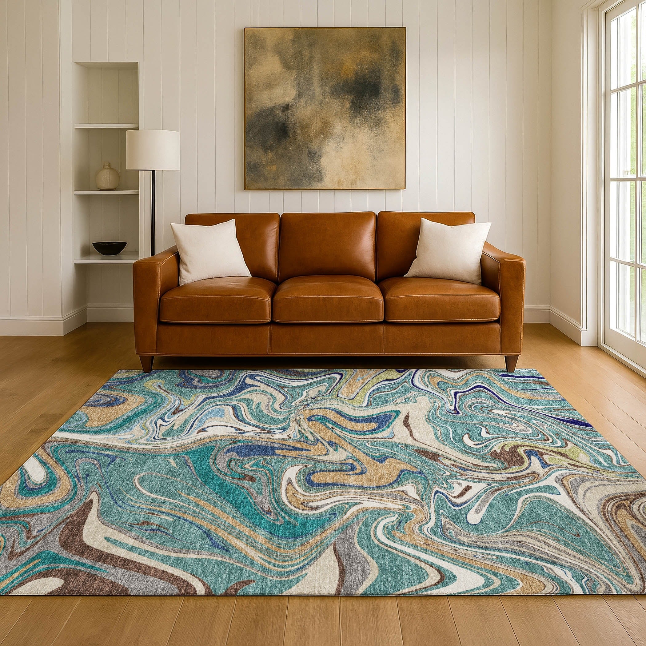 Premium Washable Super Soft Modern Norden Mayfield Rug