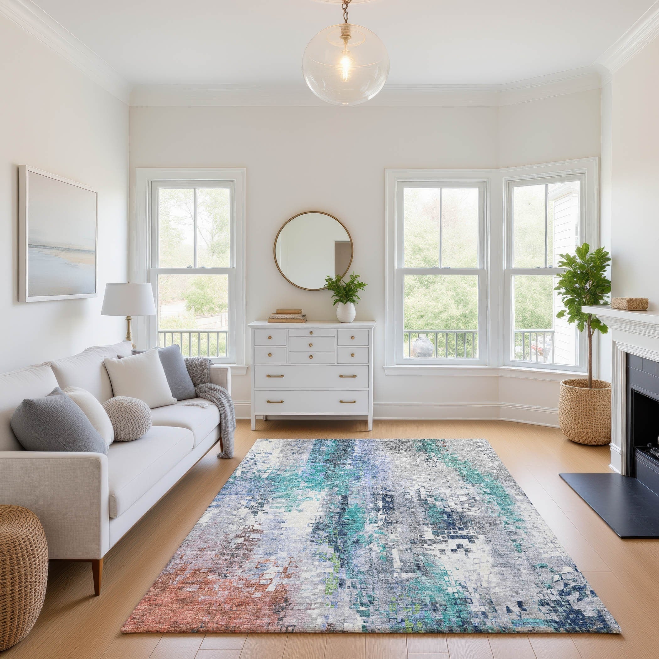 Premium Washable Super Soft Modern Oneida Mayfield Rug